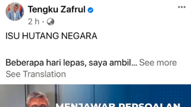 Najib Razak jawab Tengku Zafrul