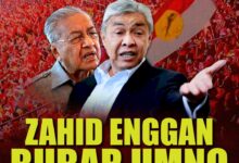 Adakah Keengganan Zahid Bubar UMNO Punca Dikenakan Pendakwaan Di Mahkamah?