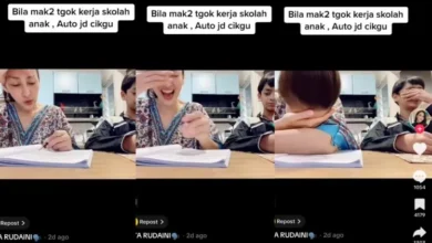 Netizen Terhibur Lihat Rita Rudaini Semak Kerja Sekolah Anak! [VIDEO] 