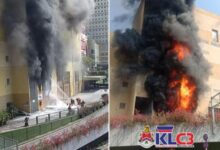 Mid Valley KL terbakar