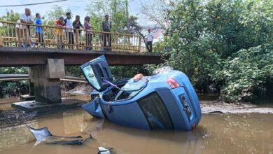 Suami wanita maut kereta dipandu terbabas dalam sungai meninggal dunia di hospital