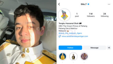 Tengku Hassanal Padam Semua Foto Di IG?