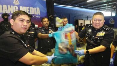 Sorok syabu RM10 juta dalam guni beras, seorang lelaki ditahan