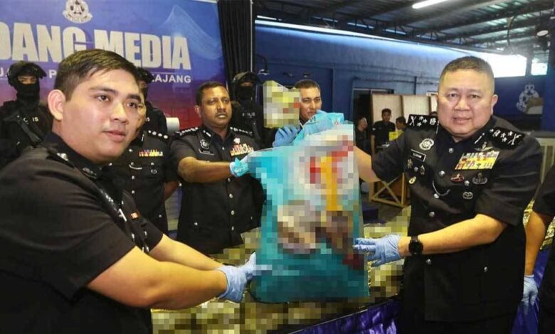 Sorok syabu RM10 juta dalam guni beras, seorang lelaki ditahan