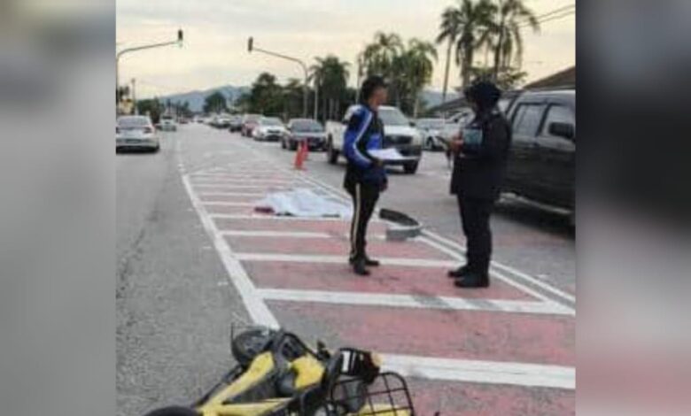 Penunggang basikal elektrik maut dilanggar