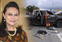 Datuk Khadijah Ibrahim Terlibat Dalam Kemalangan Jalan Raya