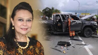 Datuk Khadijah Ibrahim Terlibat Dalam Kemalangan Jalan Raya