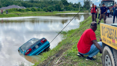 Wanita sarat hamil pengsan, lelaki maut kereta terjunam dalam sungai