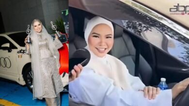 Gelagat Aina Abdul Belanja Bunyi Hon Kereta Baru Buat Peminatnya [VIDEO]