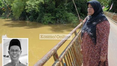 ‘Saya anggap di sinilah kubur suami’