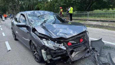 Bapa, anak maut kemalangan di Nibong Tebal