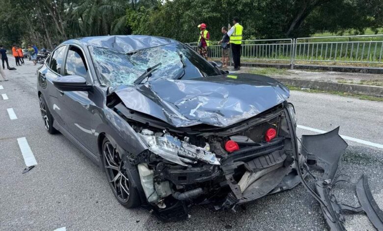 Bapa, anak maut kemalangan di Nibong Tebal