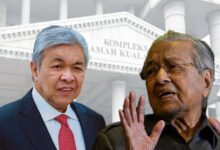 Bicara saman Ahmad Zahid ditangguh, Tun M cuti sakit