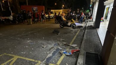 Bongkah simen bangunan jatuh hempap budak 7 tahun