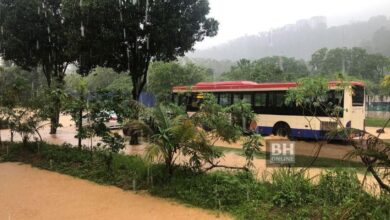 Bomba Selangor terima laporan 2 lokasi banjir di Ampang