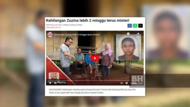 Hujan berterusan halang penduduk Orang Asli teruskan misi cari Zuzina