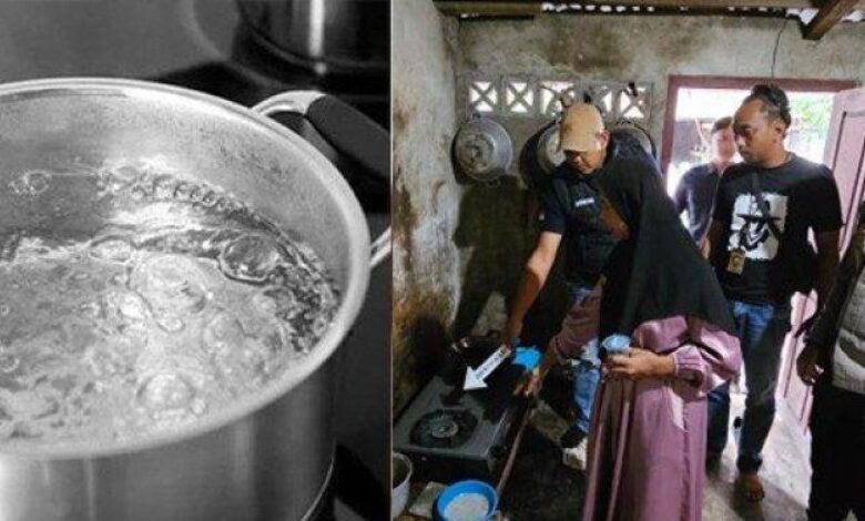 Suami disiram air panas selepas ‘kantoi’ kahwin janda