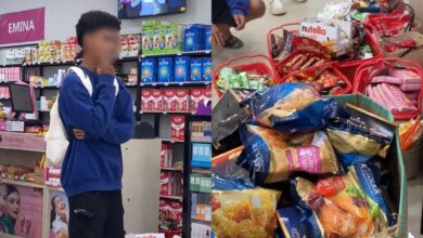 ‘Influencer’ acah gadai telefon selepas borong makanan