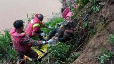 Mayat warga emas ditemukan terapung dalam sungai