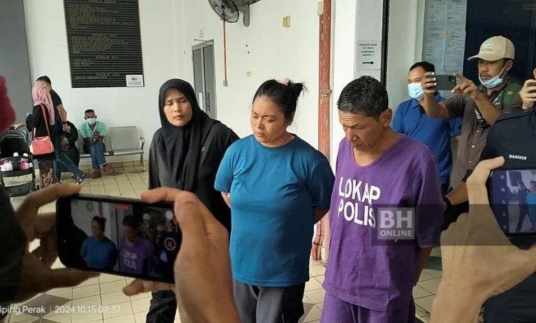 Suami isteri mengaku salah dera anak enam tahun