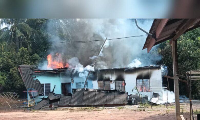 Kanak-kanak 7 tahun, ibu melecur rumah terbakar