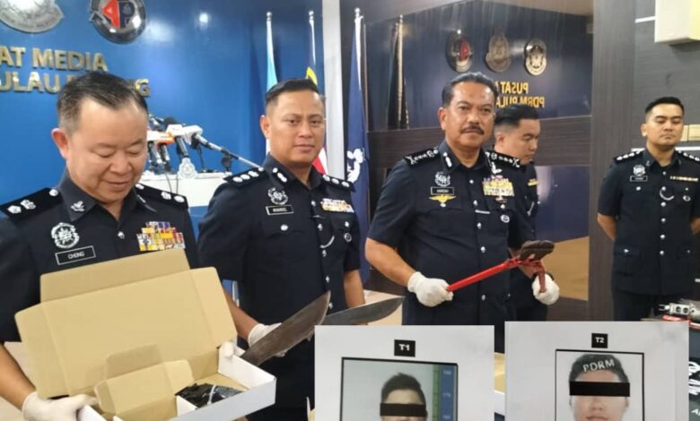 Tiga penjenayah seludup senjata api, curi kereta mati ditembak