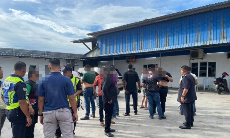 16 penyamun kilang dicekup