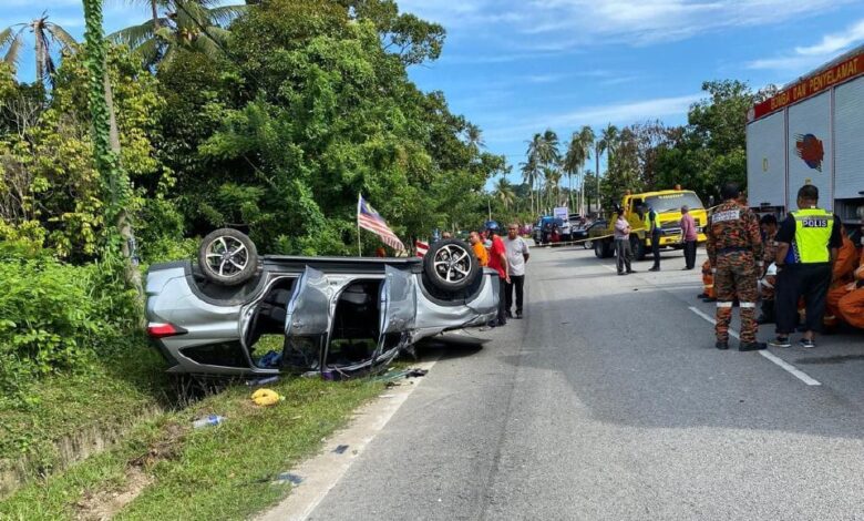 Kanak-kanak 11 tahun maut nahas empat kenderaan