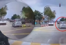 Cedera dilanggar kereta ketika kawal lalu lintas depan sekolah