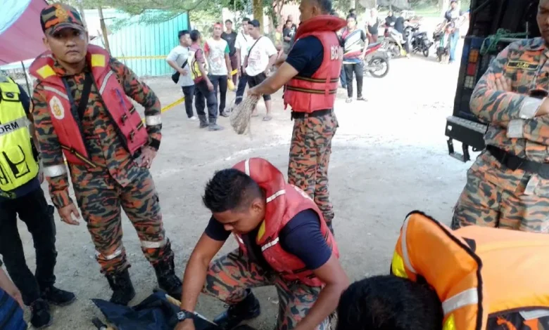 Wanita dihanyutkan arus deras kepala air di Sungai Sedim ditemukan lemas