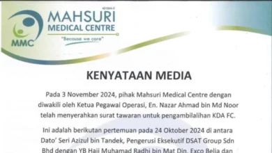 Surat DSAT Group minat miliki KDA FC tular di media sosial