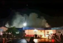 Hospital Papar, Sabah terbakar