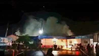 Hospital Papar, Sabah terbakar