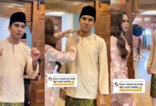 Bella Astillah Betulkan Baju Syed Saddiq [VIDEO]