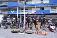 Geng Awey, Geng Alep tumpas, 20 kes kecurian motosikal selesai