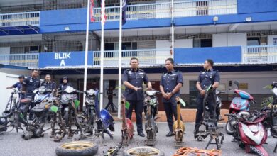 Geng Awey, Geng Alep tumpas, 20 kes kecurian motosikal selesai