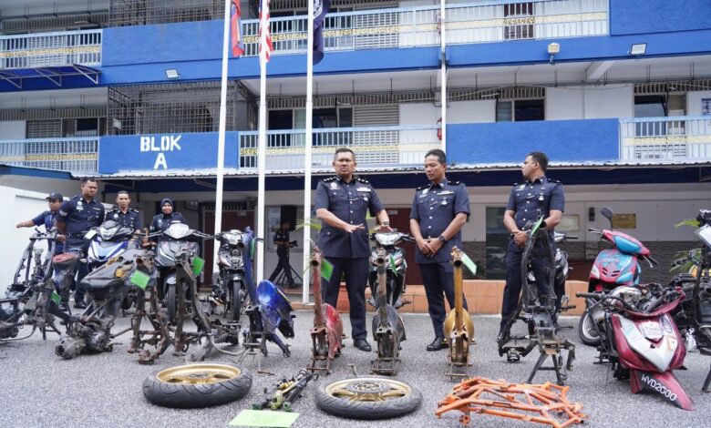 Geng Awey, Geng Alep tumpas, 20 kes kecurian motosikal selesai