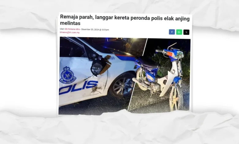 Rakaman 'dashcam' kereta peronda diambil pegawai penyiasat, bukan hilang - Polis