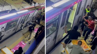 Dua kumpulan penyokong bola sepak merusuh di stesen LRT