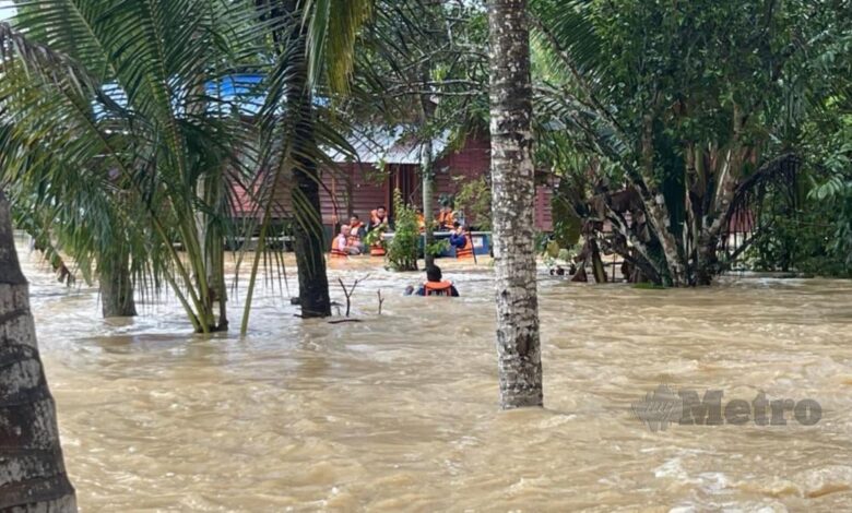 Dua jalan utama di Raub ditutup akibat banjir