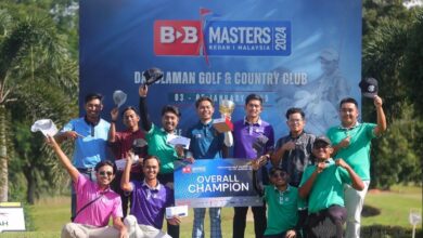 Farez juara golf amatur BDB Masters and Charity Golf 2024