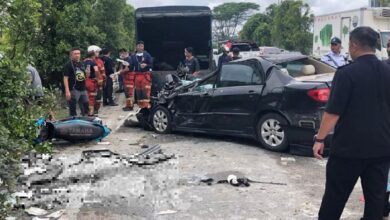 5 maut kemalangan dirempuh kereta dipandu remaja 16 tahun