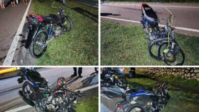 Dua pelajar maut, motosikal bertembung