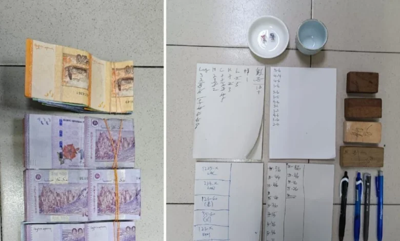 14 ditahan bermain judi holo di Seremban