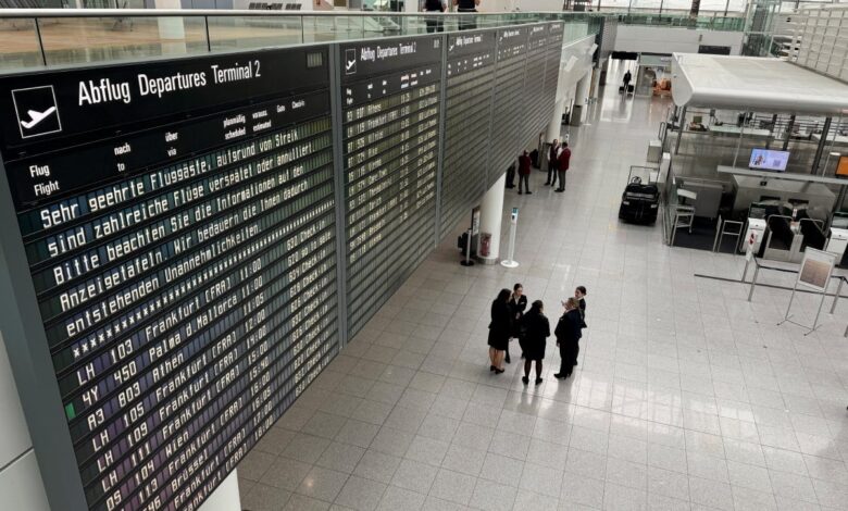 Mogok di lapangan terbang Munich jejaskan 80 peratus penerbangan