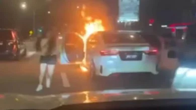 Suami bakar kereta isteri kerana sengketa rumah tangga