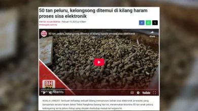 Kilang haram proses sisa elektronik di Telok Panglima Garang dihentikan operasi