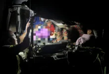Pemandu maut, nahas dua lori di Beluran