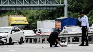 Jururawat maut motosikal rempuh lori di lorong kecemasan, digilis 2 kenderaan