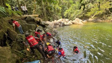 Remaja lemas di Sungai Kedondong, Jalan Batang Kali-Genting